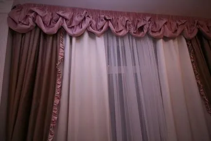Hogyan varrni függönyök a hálószobában kezével fotó és videó utasítást (master class) Hogyan varrni függönyök a hálószobában kezével fotó és videó használati