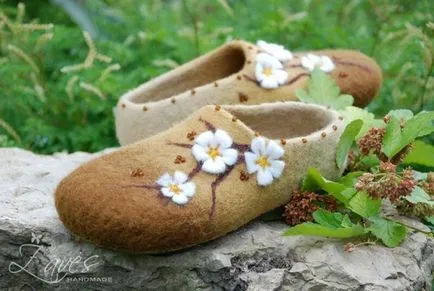 Hogyan kell varrni papucs - ötletek, lehetőségek - papucs kezével