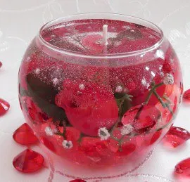 Mivel a saját kezével a kapuba gél gyertyák - egyszerű és eredeti recept