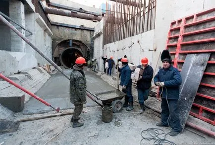 Hogyan kell építeni a metró, fotó hírek