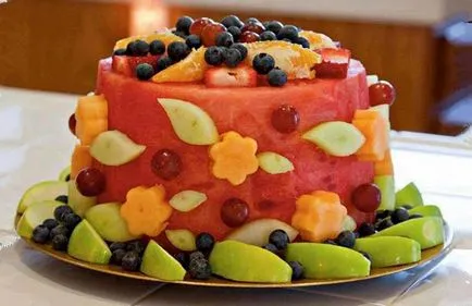 Hogyan díszíteni a torta gyümölcs simpatishnenko és egyszerű (díszíteni) Hogyan díszíteni a tortát, és gyümölcsöt simpatishnenko prostenko