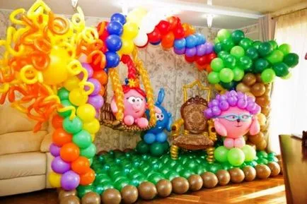 Hogyan díszíteni a gyermek szobájába születésnapját ötletek fotó (szoba) Hogyan díszíteni a gyermek szobájában a születésnapi party ötletek, fotók