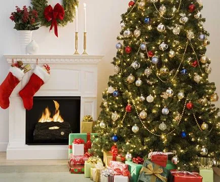 Hogyan díszíteni a karácsonyfát a New Year, ötleteket és lehetőségeket az eredeti design segítségével a papír, játékok (opció) Hogyan díszíteni a karácsonyfát a New Year, ötleteket és lehetőségeket az eredeti design segítségével a papír, játékok