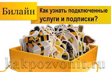 Hogyan lehet megtalálni a szolgáltatás csatlakozás és előfizetés Beeline
