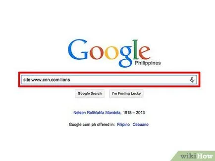 Hogyan kereshetek egy oldalon a Google