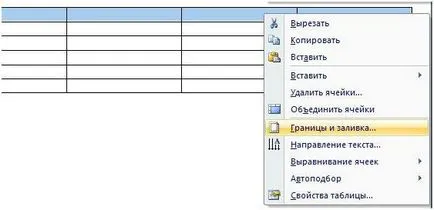 Hogyan hozzunk létre egy Word táblázat (kézi)