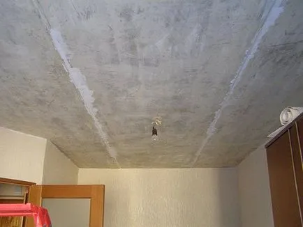 Hogyan zárjuk az ízületek a panelek közötti a mennyezeten