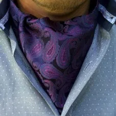 Tie sál (cravat férfi) - folyamat 3