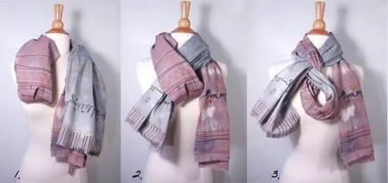 Hogyan nyakkendő sál, kendő, stoles