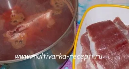 Hogyan pácolást kövér hússal réteg