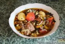 Burgonya saláta paradicsom recept fényképpel (burgonya) Burgonya saláta paradicsom recept egy fotó