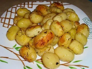 Burgonya a zsákban a sütőben
