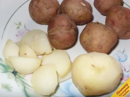 Burgonya saláta paradicsom és uborka (lépésről lépésre recept fotókkal) (pástétomok) Burgonya saláta paradicsom és uborka (lépésről lépésre recept fotókkal)