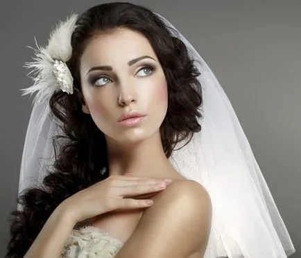 Gyönyörű esküvői frizura fátyollal fontos ajánlásokat stylist