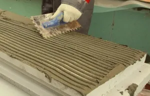 Rögzítése extrudált polisztirol, szerelőlap készült extrudált polisztirol hab