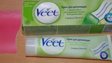 Krém szőrtelenítés Veet használati utasítást (hogyan kell használni a krémet olvasztók Veet) Krém szőrtelenítés Veet használati utasítás