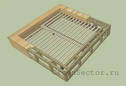 Bed-dobogó ötletek és a megtestesült saját kezét, az épület és javítása