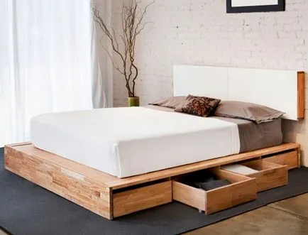 Bed-dobogó ötletek és a megtestesült saját kezét, az épület és javítása