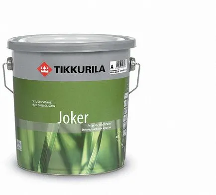 Paint - Tikkurila - fal tulajdonságait, fogyasztás, építési portál