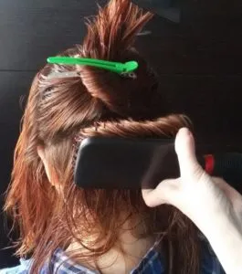 Fürtök felhasználásával vasalás különböző hosszúságú haj (fotó és videó)