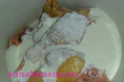 Csirke pácolt szeletek főtt joghurt (kefir) Pácolt csirkemellfilé joghurt főtt szeletek