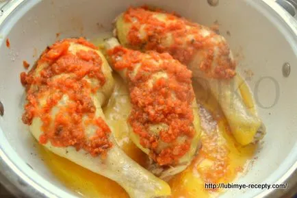 Csirke cseresznye - a recept egy fotó
