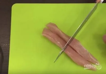 Csirke stripsy (mint a KFC) - lépésről lépésre recept fotók a (csirke) Csirke stripsy (mint a KFC) - lépésről lépésre recept fotók
