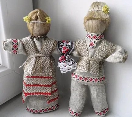 Doll motanka - amulett saját kezűleg (amulett) Doll motanka - tolta saját kezűleg
