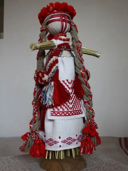 Doll motanka - amulett saját kezűleg (kéz) Doll motanka - tolta saját kezűleg