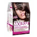 Loreal Sublim mousse - a paletta a hajfesték színek, a legjobb hajfesték