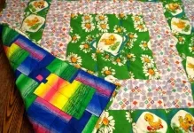Patchwork takaró kezük rendszerek fotókkal, hogyan kell varrni, a mester osztályt kezdők, lépésről lépésre
