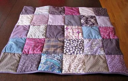 Patchwork takaró kezével kezdőknek patchwork mester, stílust rendszer, hogyan kell varrni,