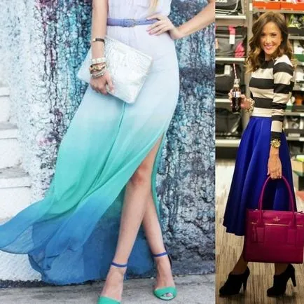 A legtöbb stílusok női szoknyák kék 2017 bájos kép a fotó