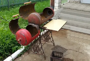 Grill a fém kezek ötletek, rajzok, utasítások