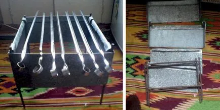 Grill a fém kezek ötletek, rajzok, utasítások
