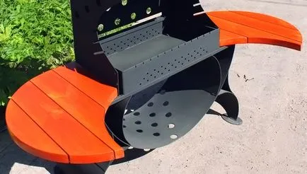 fém barbecue saját kezűleg a fényképek mérete és utasítások