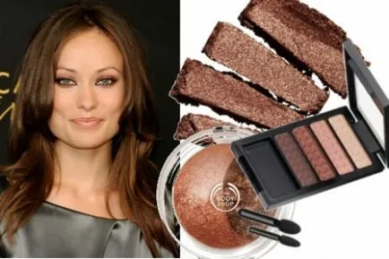 Smink Smokey Eyes barna szeme kép, lépésről lépésre