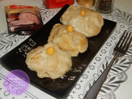 Manty csirkével és burgonyával - recept a vacsora
