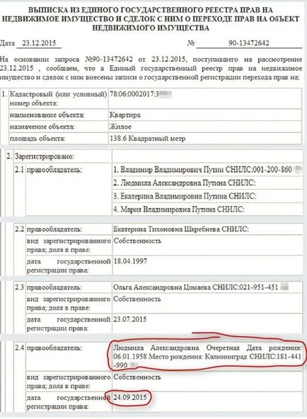Lyudmila Putin már nem