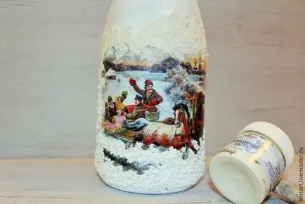 Mester osztályban öltözködés üveg pezsgőt a technika decoupage - Fair Masters - manuális (master class) Mester osztályban öltözködés üveg pezsgőt a technika decoupage - Fair Masters - Hand