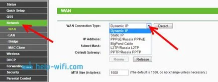 Beállítása a router TP-LINK TL-WR841N