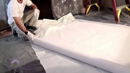 Álmennyezet kezét lépésről lépésre telepítési utasításokat!