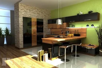 Tapéta design fotó konyha