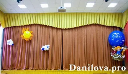 Így a jelenet az utolsó hívás (hogyan díszítik a színpadon az utolsó hívás) Így a jelenet az utolsó hívás