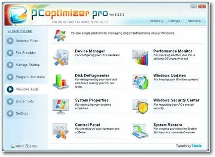 Program áttekintése pc optimalizáló pro