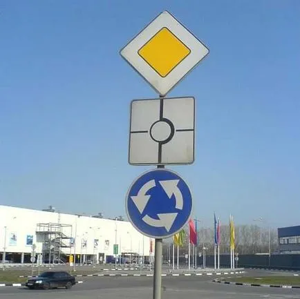 Jellemzők kereszteződésnél irányban körforgalom (forgalmi) Jellemzők Crossroads irányban körforgalom