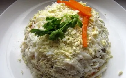 Saláta burgonyával és gombával receptek ízletes saláták burgonya, gomba és egyéb összetevők