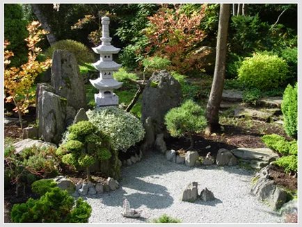 Kert a japán stílusú saját kezűleg, ötletek hétvégi házak (style) Kert a japán stílusú saját kezűleg, ötletek Cottagers