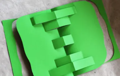 Lapjai virággal saját kezűleg, papírból saját kezűleg