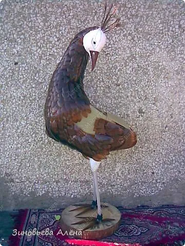 Peacock műanyag palackok mester osztály gyártása kézműves és videó (master) Peacock műanyag palackok Master Class gyártási kézműves és videó